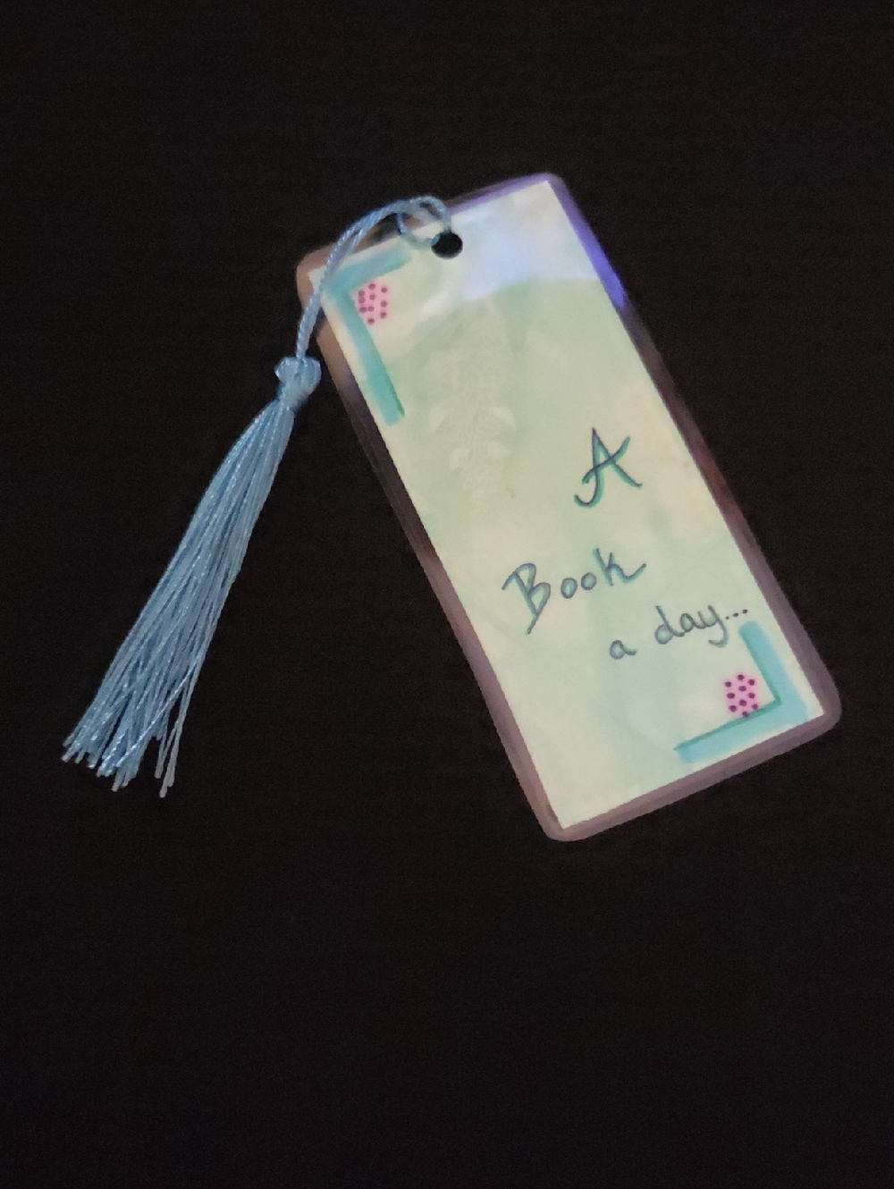 Tassel Bookmark - "A Book a day..."